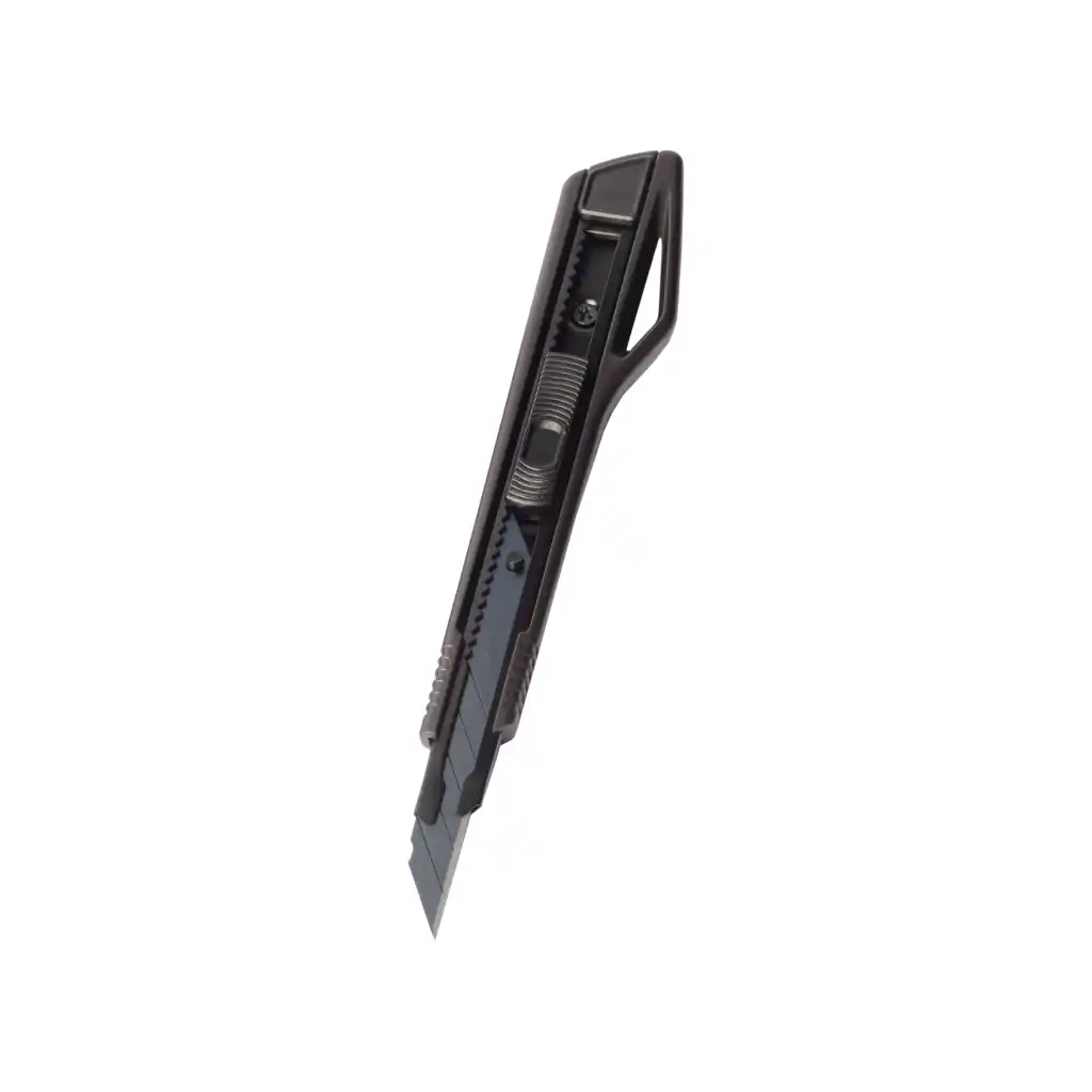 کاتر پلاستیکی هومان مدل PX-1020 با تیغ ۳۰ درجه مشکی و ریل فلزی
